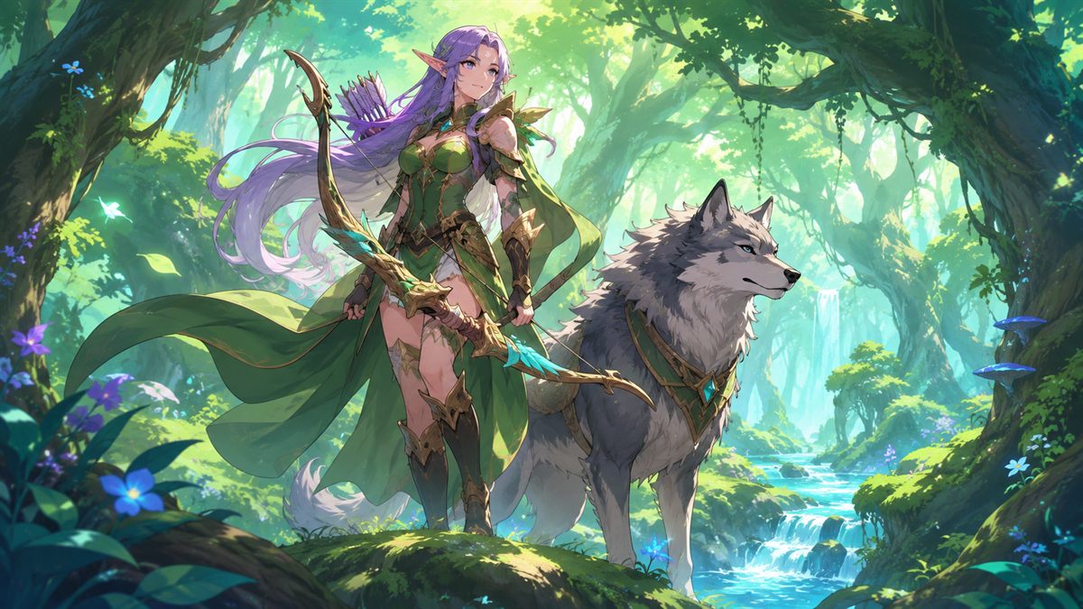 Hunter and companion for Legion hunter guides