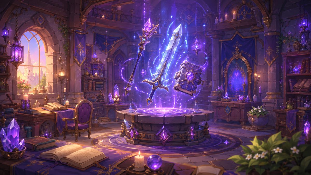 Enchanting table scene