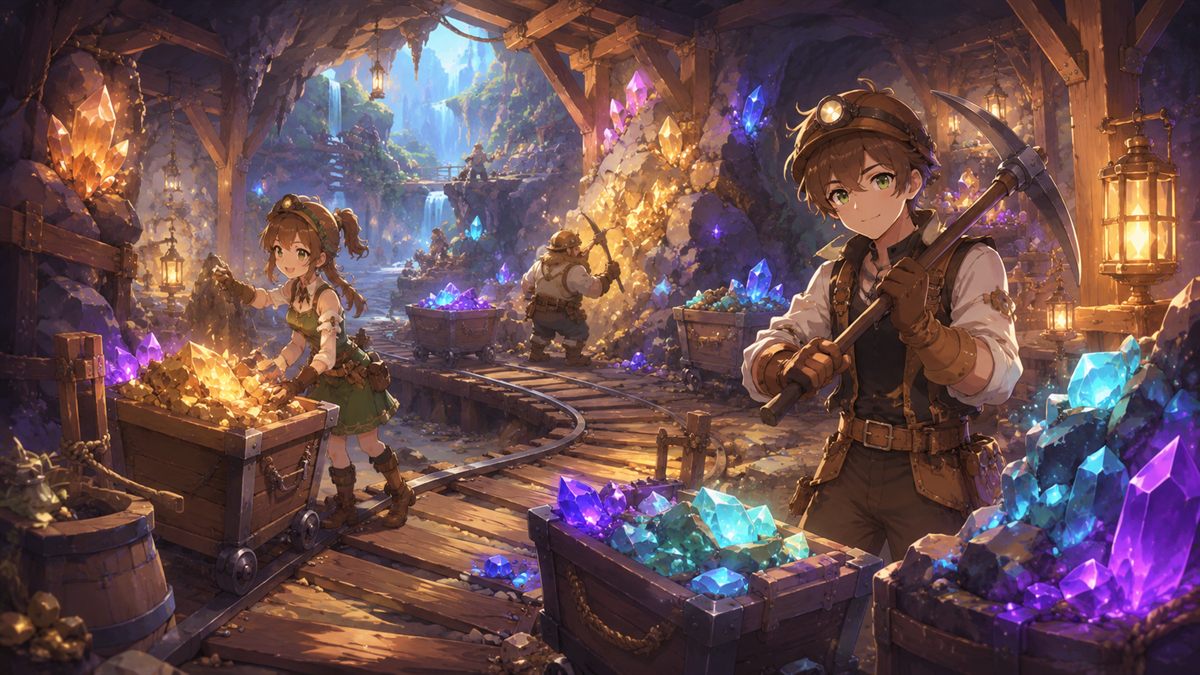 Tailoring and cloth crafting scene