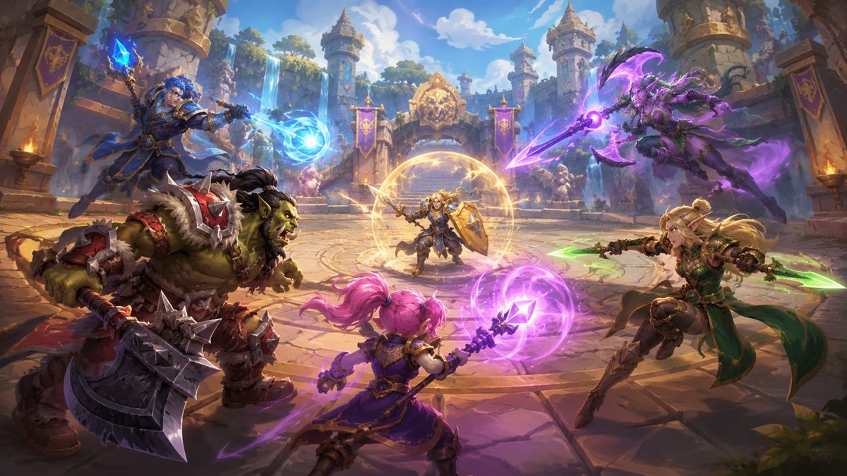 Team fight scene for Legion PvP guide
